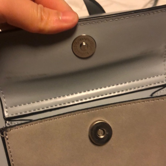 Baby blue bag with zip new (mini backpack) - Picture 2 of 6